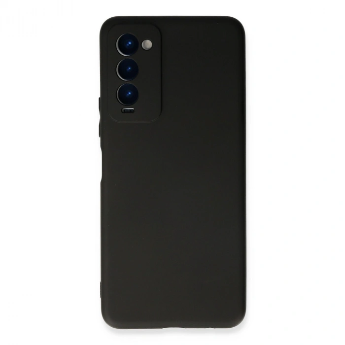 Tecno Camon 18 Kılıf First Silikon - Siyah