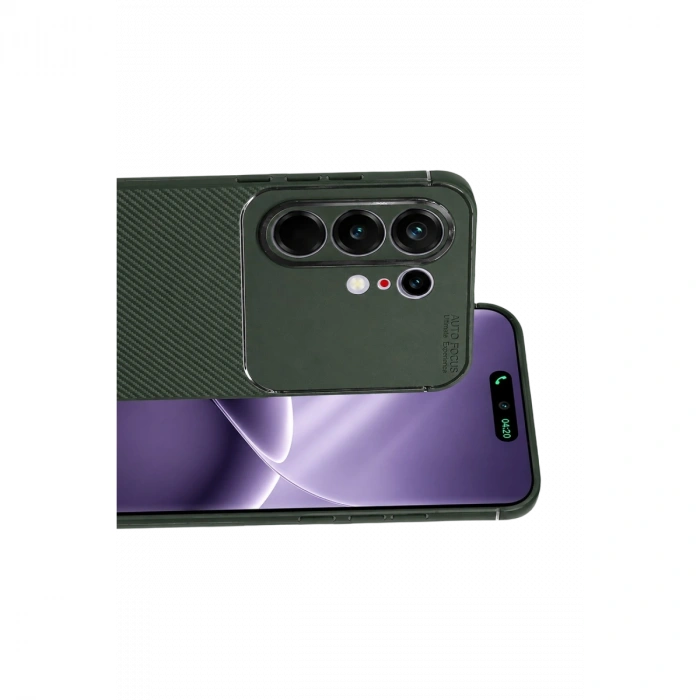 Tecno Camon 50 Pro 5g Auto Focus Karbon Kapak - Koyu Yeşil