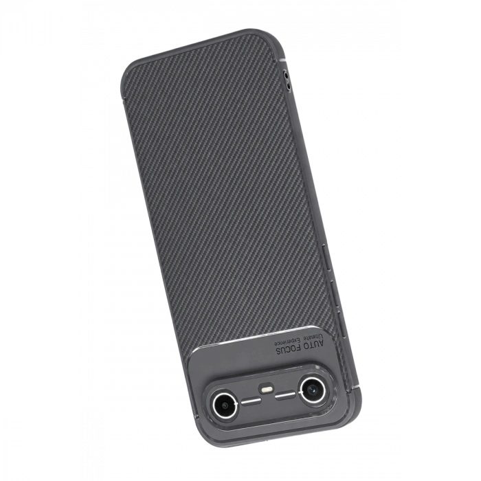 Tecno Spark Slim 5g Auto Focus Karbon Kapak - Gri