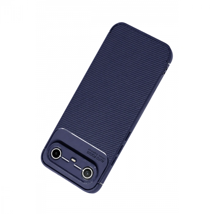 Tecno Spark Slim 5g Auto Focus Karbon Kapak - Lacivert