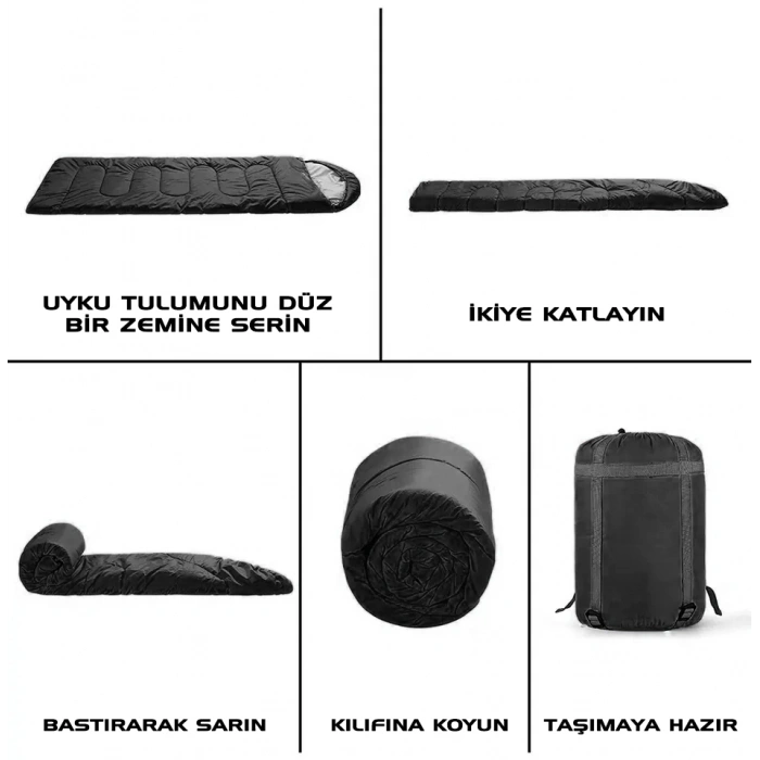 Uyku Tulumu - Mont Blanc - Kahve - Extreme -15C° - Savage YS-507