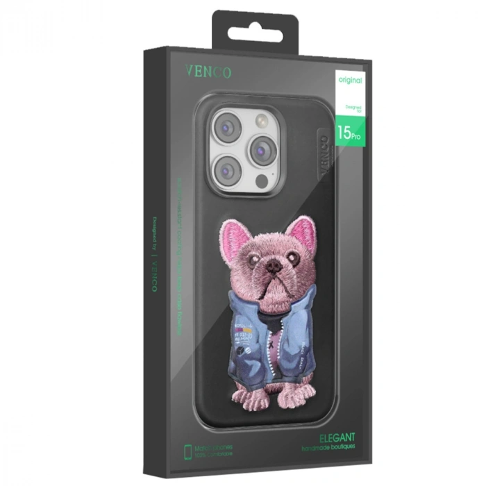 Venco Apple İphone 16 Pro Max Cute Desenli Kapak - Lacivert