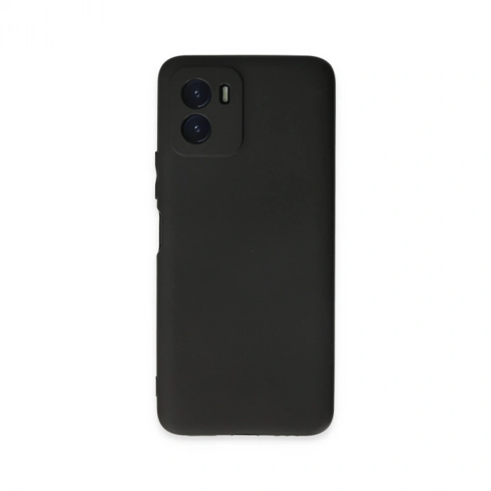 Vivo Y15s Kılıf First Silikon - Siyah