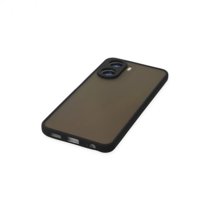 Vivo Y16 Kılıf Montreal Silikon Kapak - Siyah