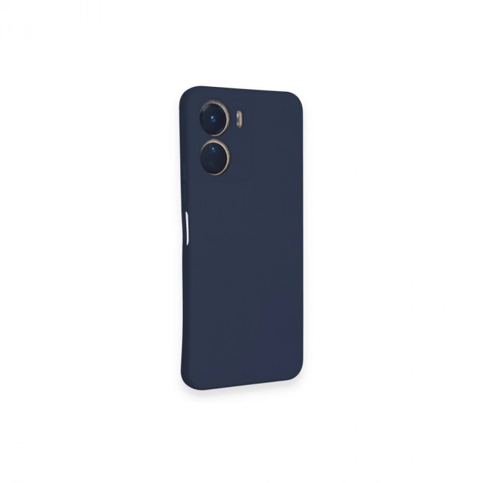 Vivo Y16 Kılıf Nano İçi Kadife Silikon - Lacivert