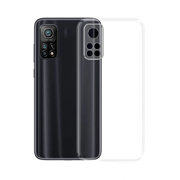 Xiaomi Mi 10t Kılıf Lüx Şeffaf Silikon - Şeffaf