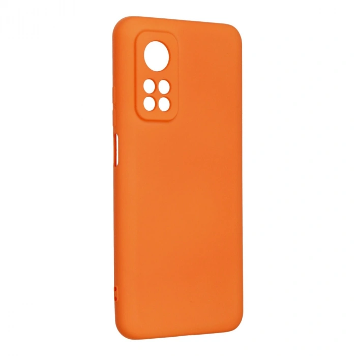 Xiaomi Mi 10t Kılıf Nano İçi Kadife Silikon - Turuncu