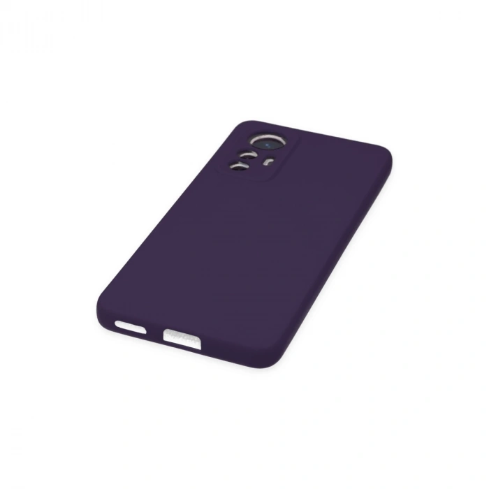 Xiaomi Mi 12 Lite Kılıf Nano İçi Kadife Silikon - Mor