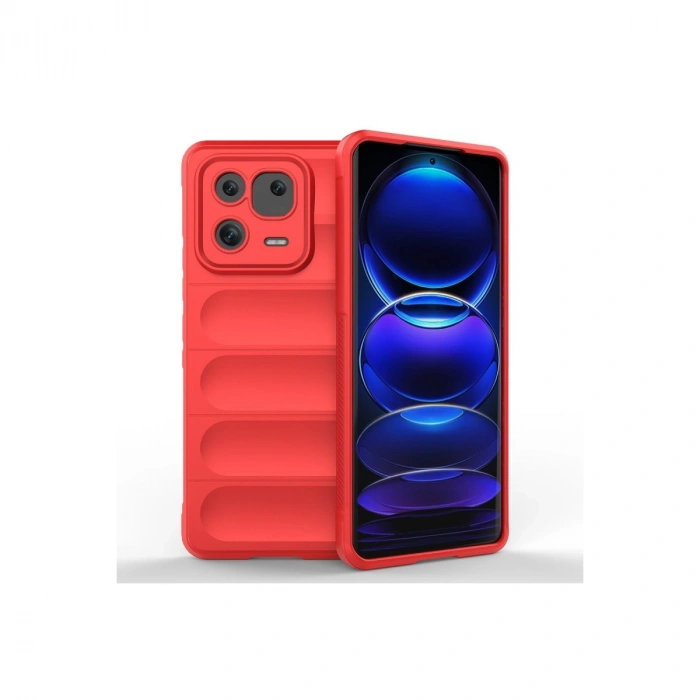 Xiaomi Mi 13 Kılıf Optimum Silikon - Kırmızı