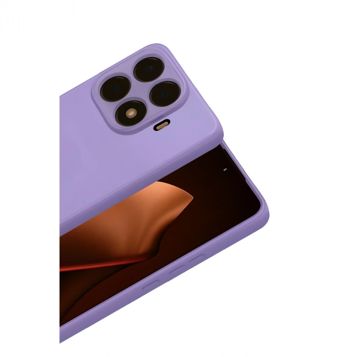 Xiaomi Mi 15t Pro Nano İçi Kadife Silikon - Lila