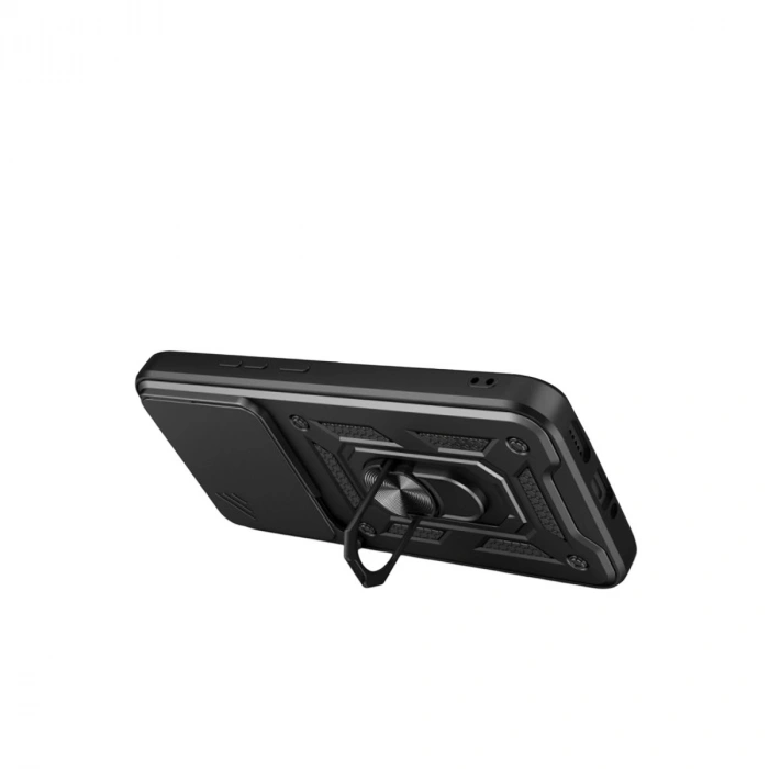 Xiaomi Mi 15t Pro Pars Lens Yüzüklü Silikon - Siyah