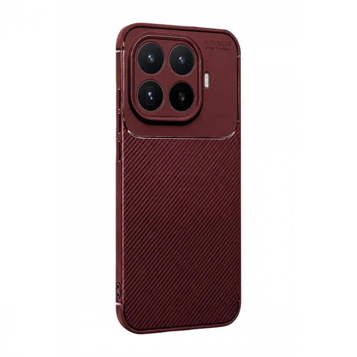 Xiaomi Mi 17t Pro Auto Focus Karbon Kapak - Bordo