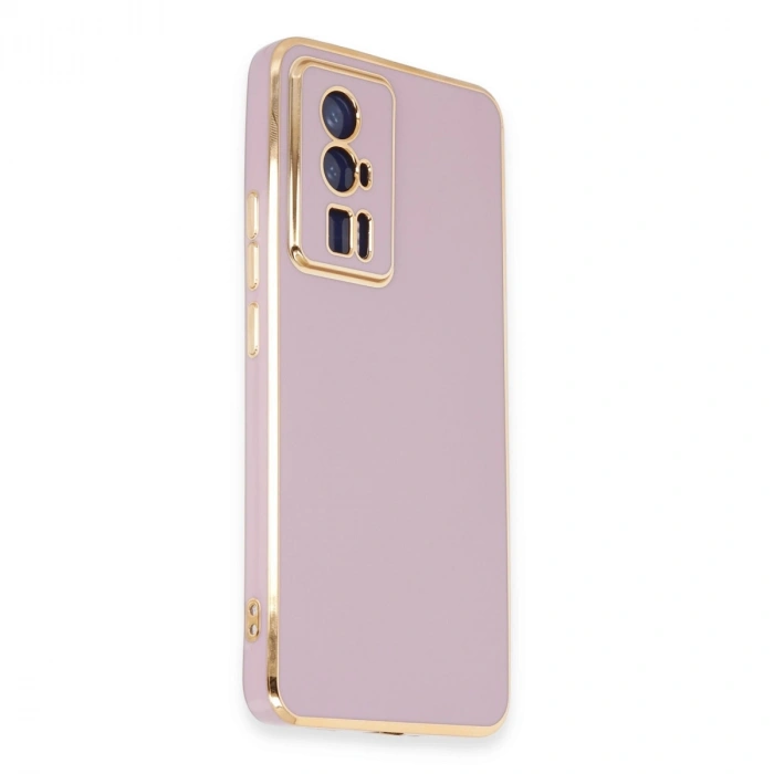 Xiaomi Poco F5 Pro Kılıf Volet Silikon - Mor