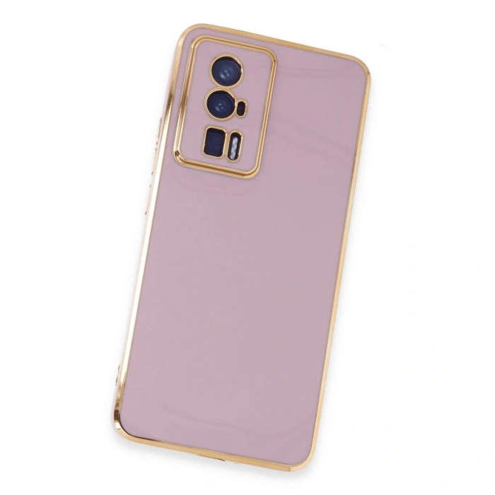 Xiaomi Poco F5 Pro Kılıf Volet Silikon - Mor