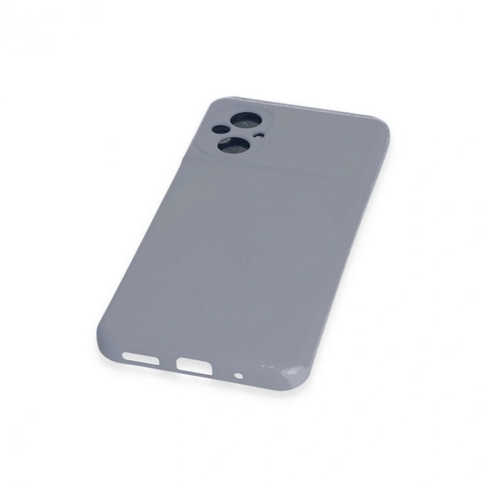 Xiaomi Poco M5 Kılıf Nano İçi Kadife Silikon - Gri