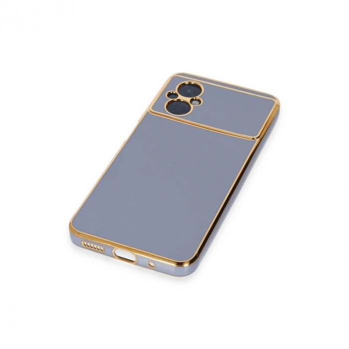 Xiaomi Poco M5 Kılıf Volet Silikon - Mavi