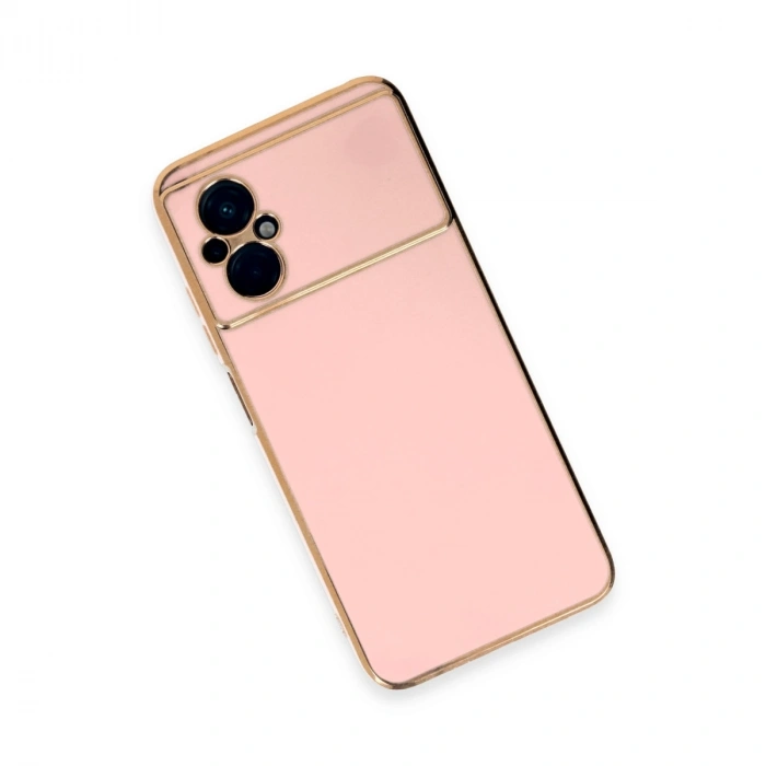 Xiaomi Poco M5 Kılıf Volet Silikon - Pembe
