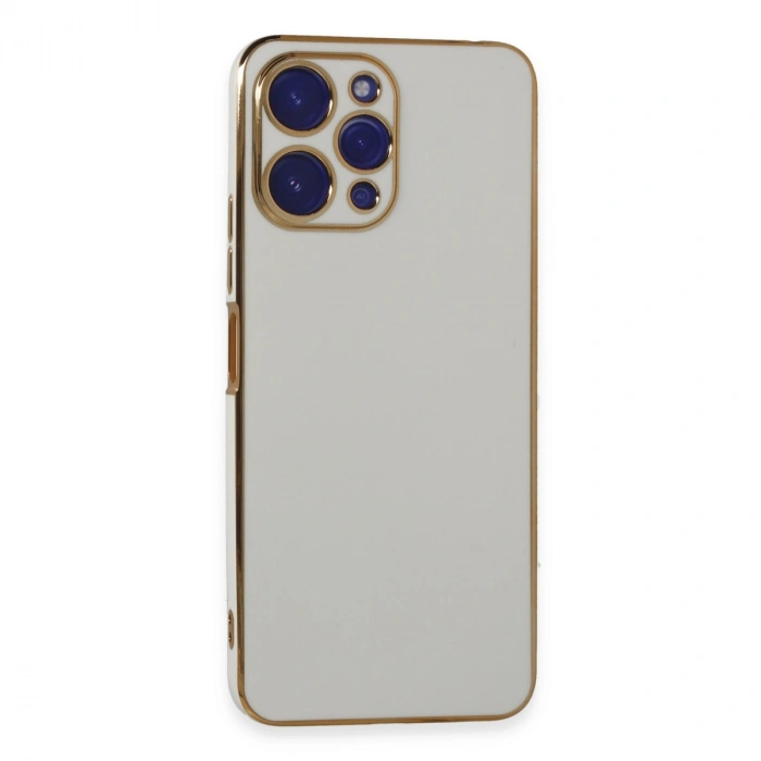 Xiaomi Poco M6 Pro 5g Kılıf Volet Silikon - Beyaz