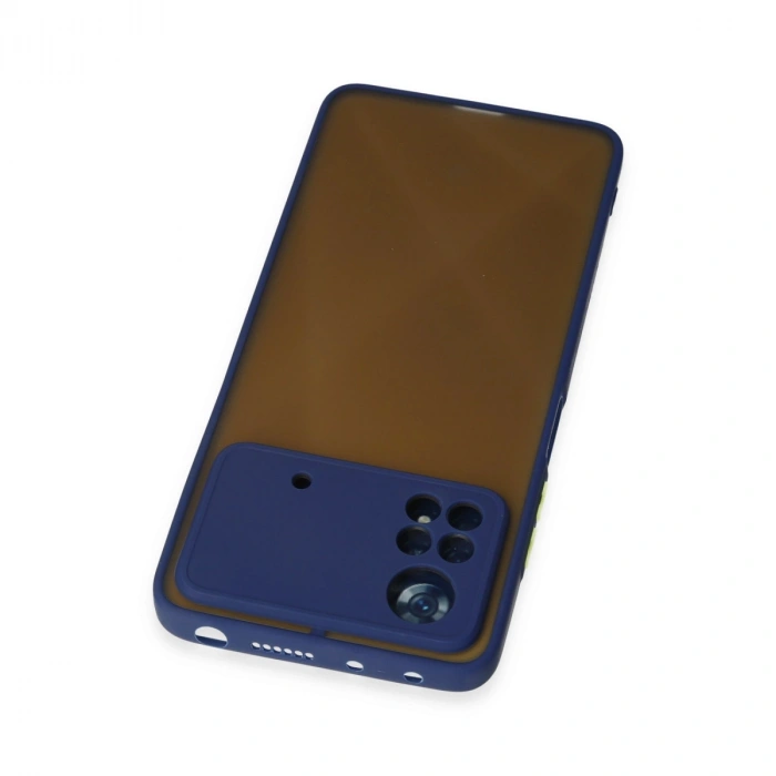 Xiaomi Poco X4 Pro 5g Kılıf Montreal Silikon Kapak - Lacivert