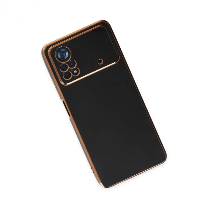 Xiaomi Poco X4 Pro 5g Kılıf Volet Silikon - Siyah