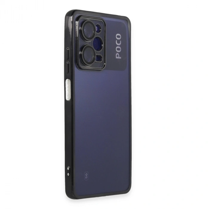 Xiaomi Poco X5 Pro 5g Kılıf Razer Lensli Silikon - Siyah