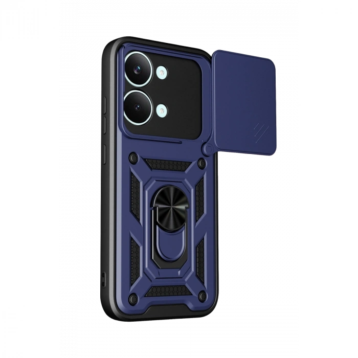 Xiaomi Poco X8 Pro Max Pars Lens Yüzüklü Silikon - Lacivert