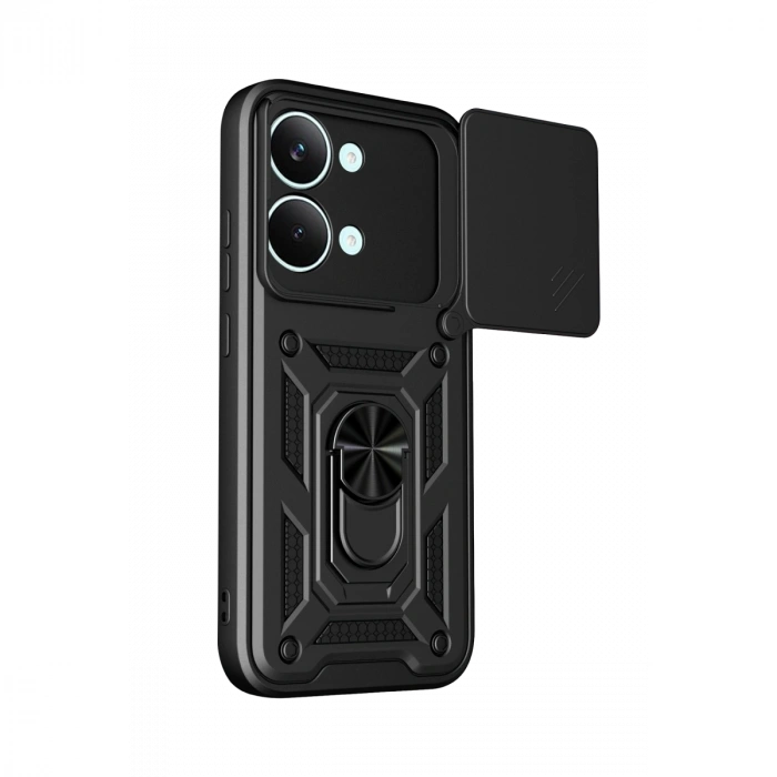 Xiaomi Poco X8 Pro Max Pars Lens Yüzüklü Silikon - Siyah