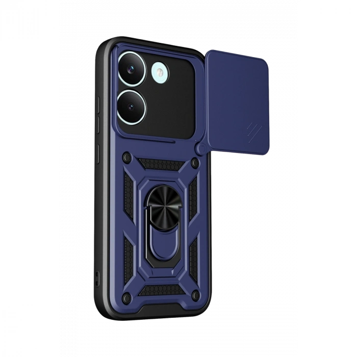 Xiaomi Poco X8 Pro Pars Lens Yüzüklü Silikon - Lacivert