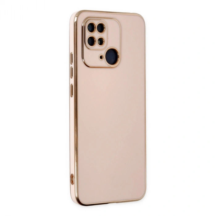 Xiaomi Redmi 10c Kılıf Volet Silikon - Pembe