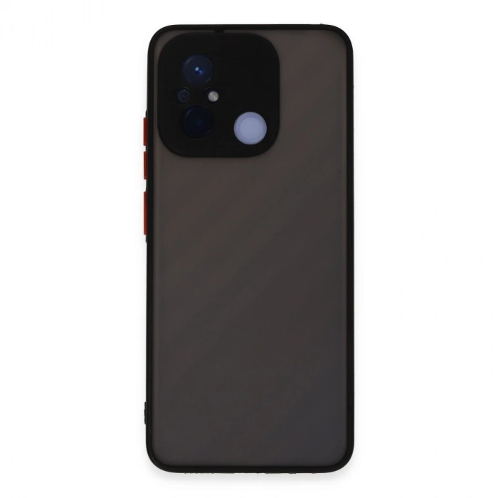 Xiaomi Redmi 12c Kılıf Montreal Silikon Kapak - Siyah