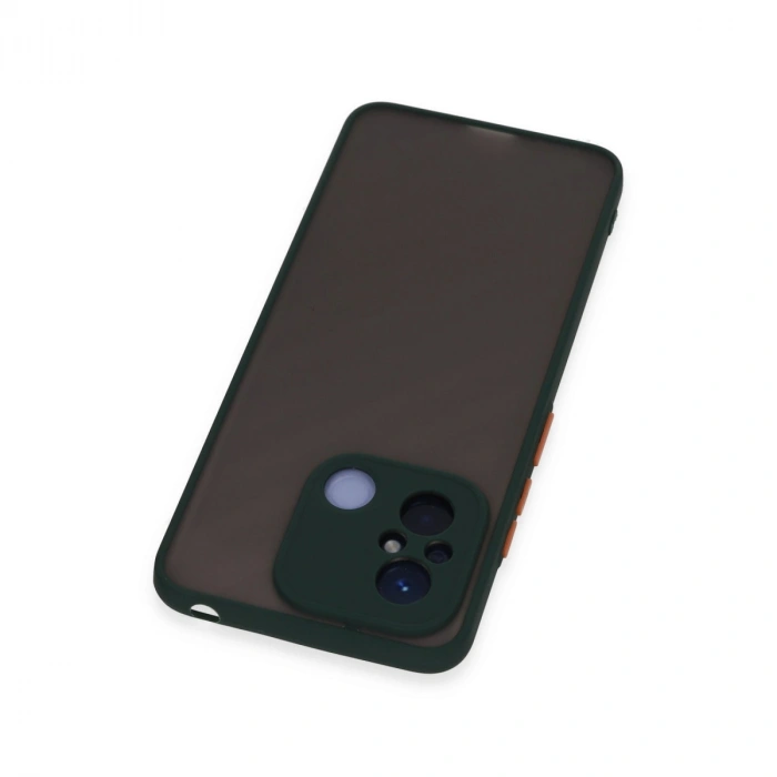 Xiaomi Redmi 12c Kılıf Montreal Silikon Kapak - Yeşil