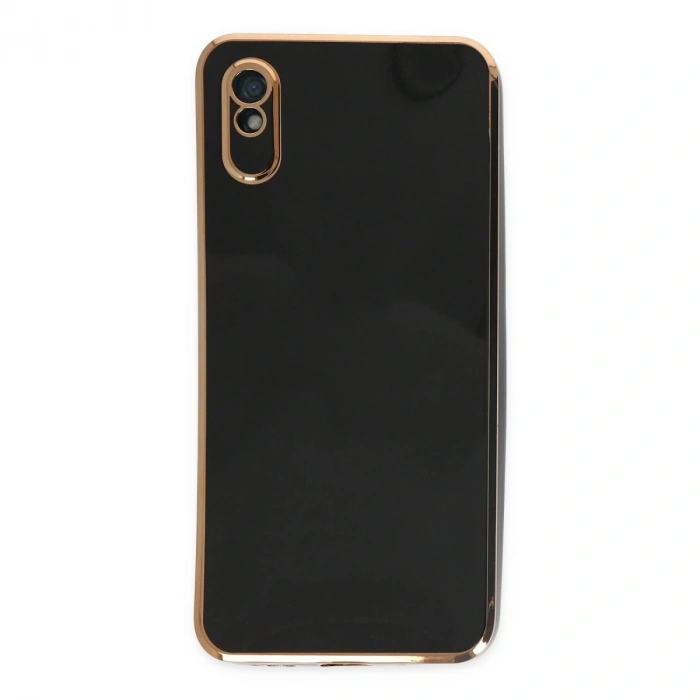 Xiaomi Redmi 9a Kılıf Volet Silikon - Siyah