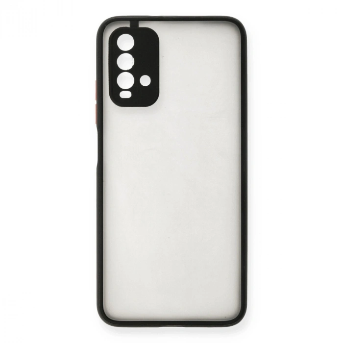 Xiaomi Redmi 9t Kılıf Montreal Silikon Kapak - Siyah