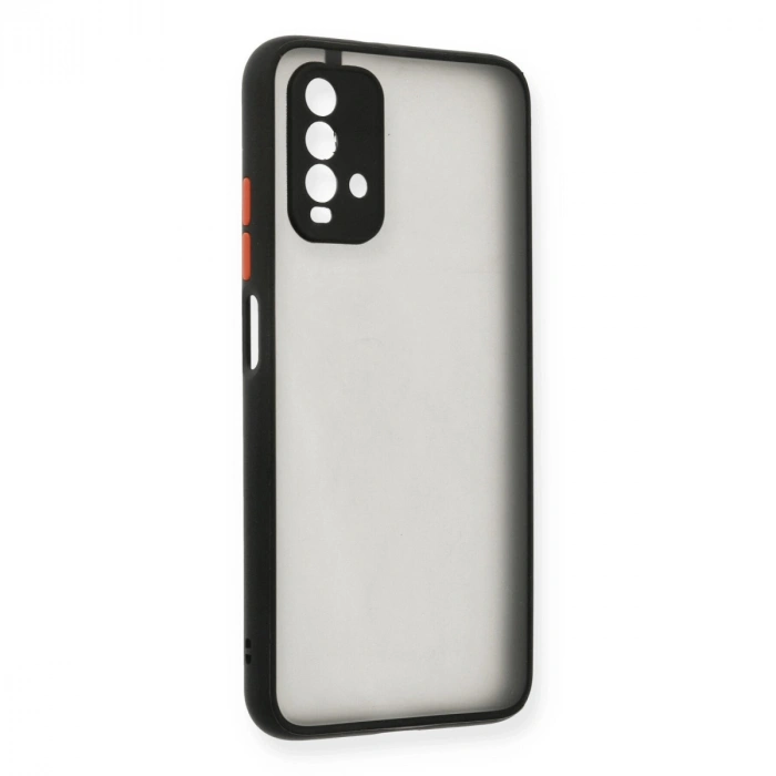 Xiaomi Redmi 9t Kılıf Montreal Silikon Kapak - Siyah