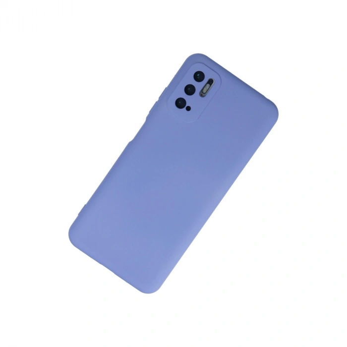 Xiaomi Redmi Note 10 5g Kılıf Nano İçi Kadife Silikon - Lila
