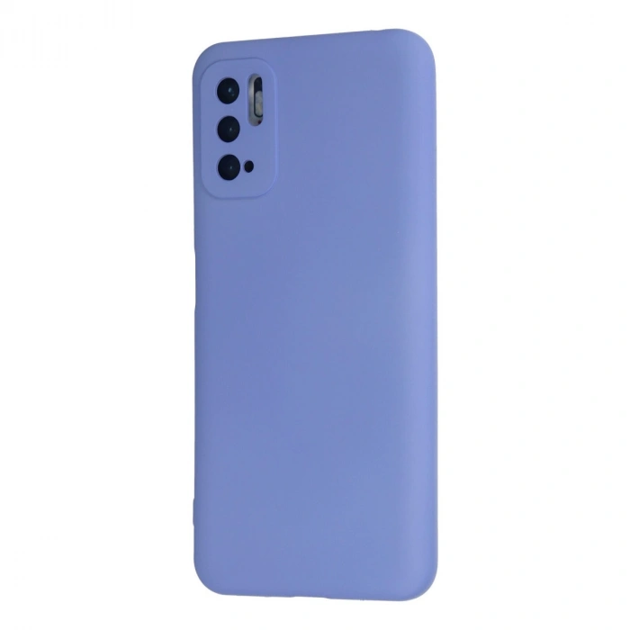 Xiaomi Redmi Note 10 5g Kılıf Nano İçi Kadife Silikon - Lila