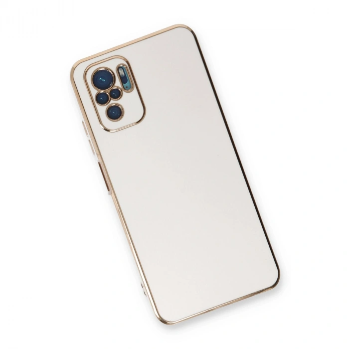 Xiaomi Redmi Note 10 Kılıf Volet Silikon - Beyaz
