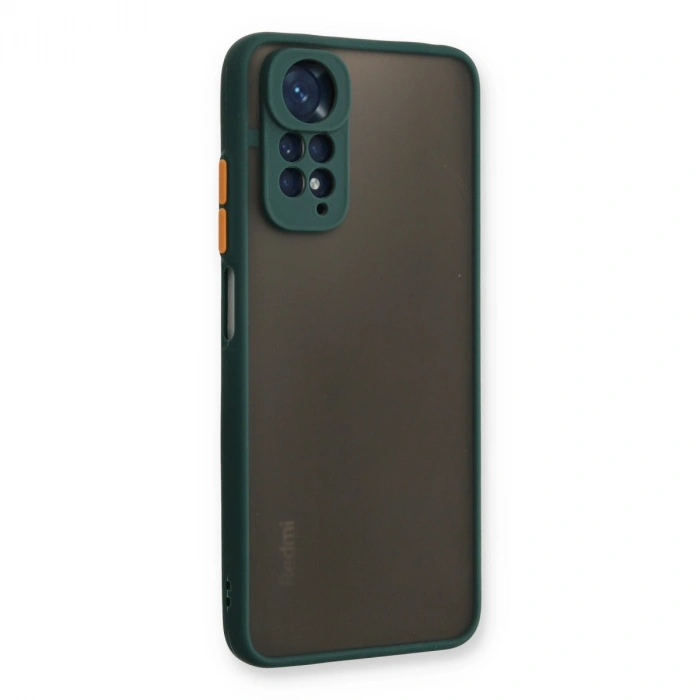 Xiaomi Redmi Note 11 Kılıf Montreal Silikon Kapak - Yeşil