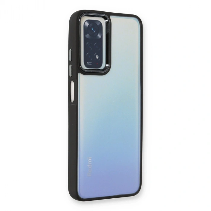 Xiaomi Redmi Note 11 Pro Kılıf Dora Kapak - Siyah