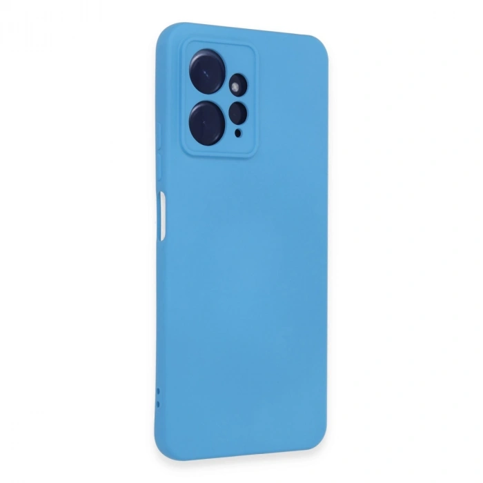 Xiaomi Redmi Note 12 4g Kılıf Nano İçi Kadife Silikon - Mavi
