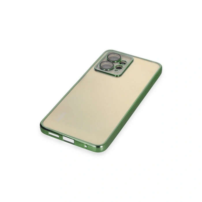 Xiaomi Redmi Note 12 4g Kılıf Razer Lensli Silikon - Yeşil