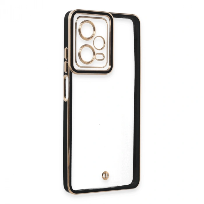 Xiaomi Redmi Note 12 5g Kılıf Liva Lens Silikon - Siyah
