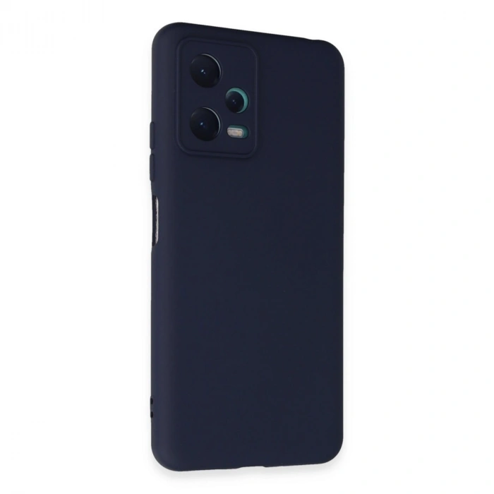 Xiaomi Redmi Note 12 5g Kılıf Nano İçi Kadife Silikon - Lacivert