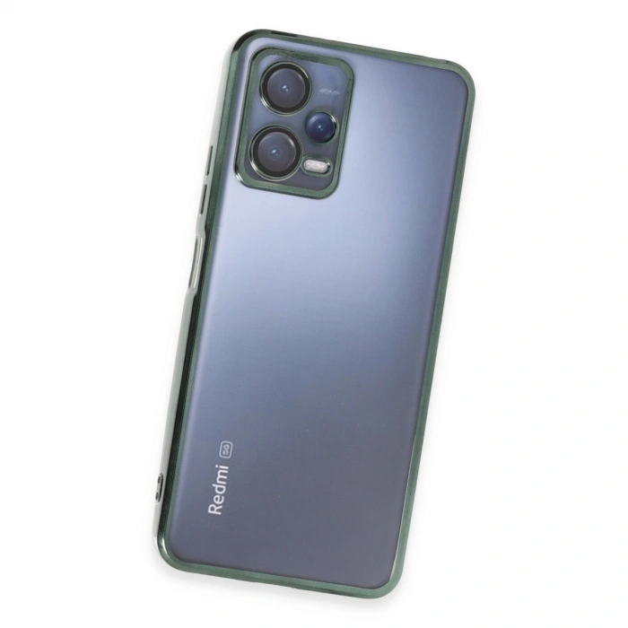 Xiaomi Redmi Note 12 5g Kılıf Razer Lensli Silikon - Yeşil