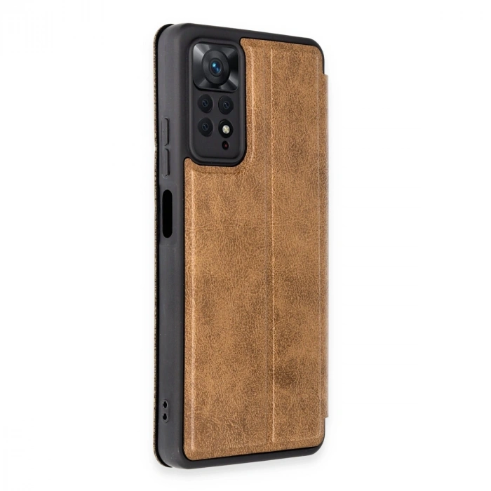 Xiaomi Redmi Note 12 Pro 4g Kılıf Flip Cover - Taba
