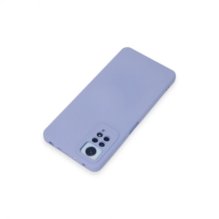 Xiaomi Redmi Note 12 Pro 4g Kılıf Nano İçi Kadife Silikon - Lila