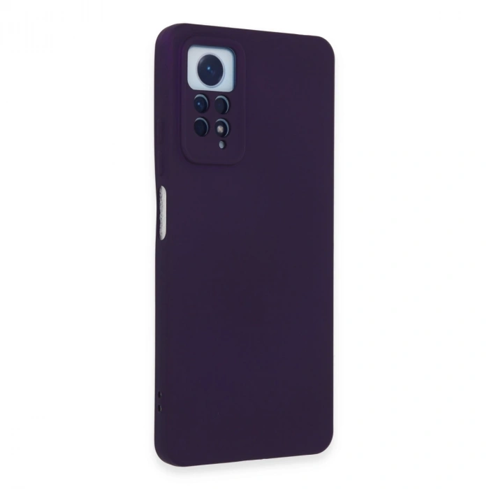Xiaomi Redmi Note 12 Pro 4g Kılıf Nano İçi Kadife Silikon - Mor