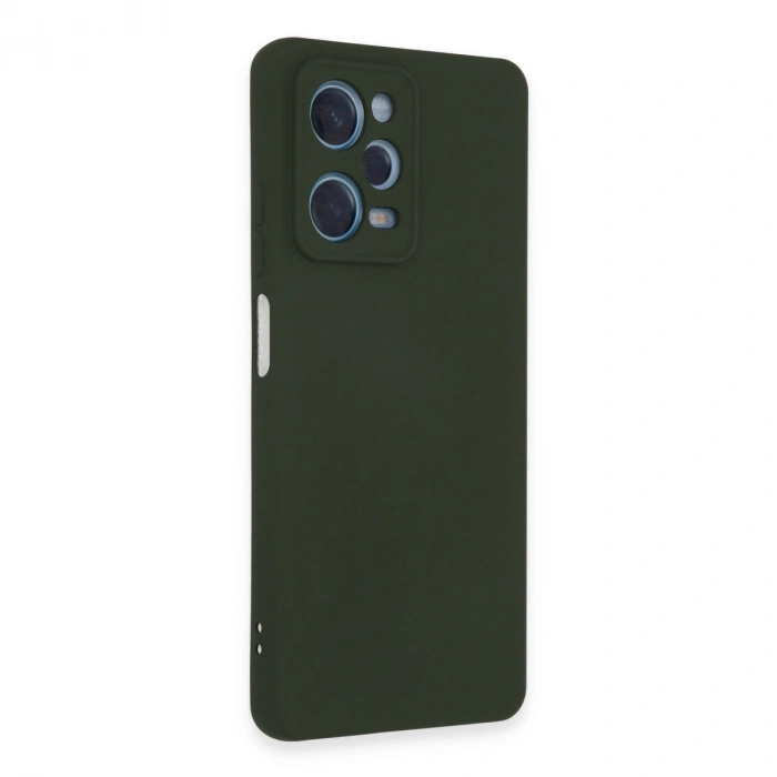 Xiaomi Redmi Note 12 Pro 5g Kılıf Nano İçi Kadife Silikon - Koyu Yeşil