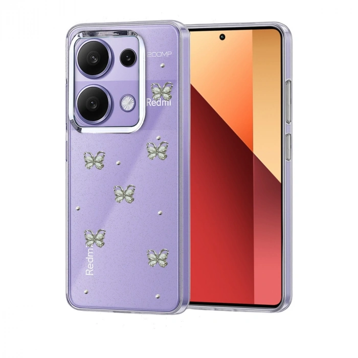 Xiaomi Redmi Note 13 Pro 4g Fiyonk Desenli Kapak - Desen 9