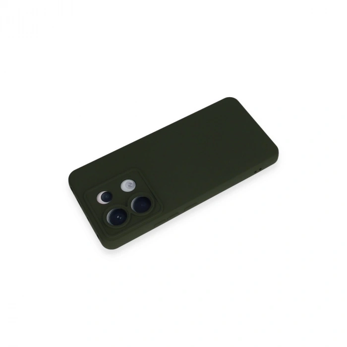 Xiaomi Redmi Note 13 Pro 5g Kılıf Nano İçi Kadife Silikon - Koyu Yeşil